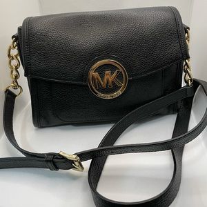 MK Crossbody leather bag